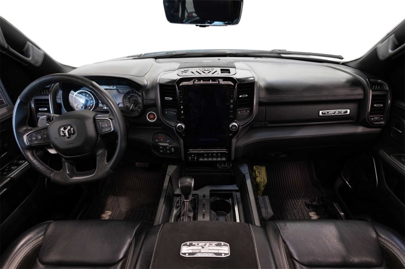 RAM 1500 TRX Center Console Molle Panels & Digital Device Bridge - Addictive Desert Designs - Hammer Black - `21-`27